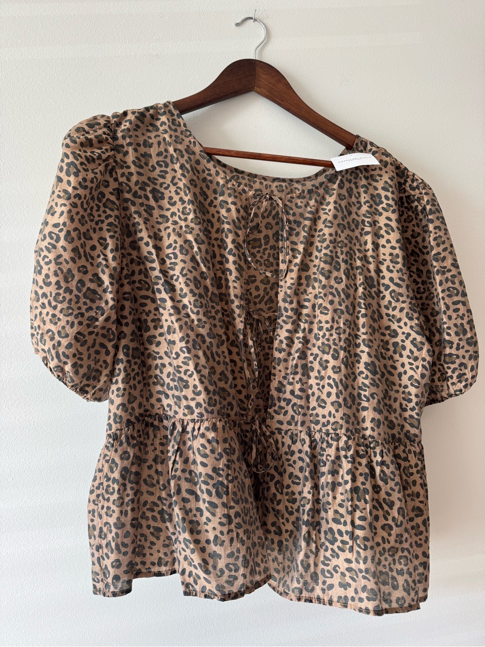 NWT American Eagle Cheetah Blouse